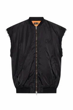 Balenciaga CZARNY Kamizelka z efektem `vintage`