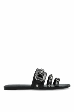 Balenciaga CZARNY Klapki `City`