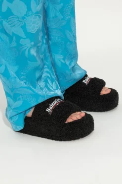 Balenciaga CZARNY Klapki z logo