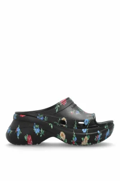 Balenciaga CZARNY Klapki `POOL CROCS`