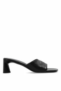 Balenciaga CZARNY Klapki na obcasie