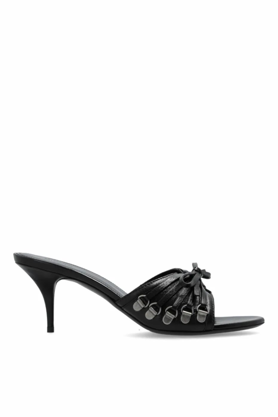 Balenciaga CZARNY Klapki na obcasie ‘Cagole’