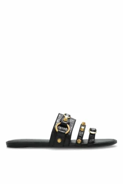 Balenciaga CZARNY Klapki `City`