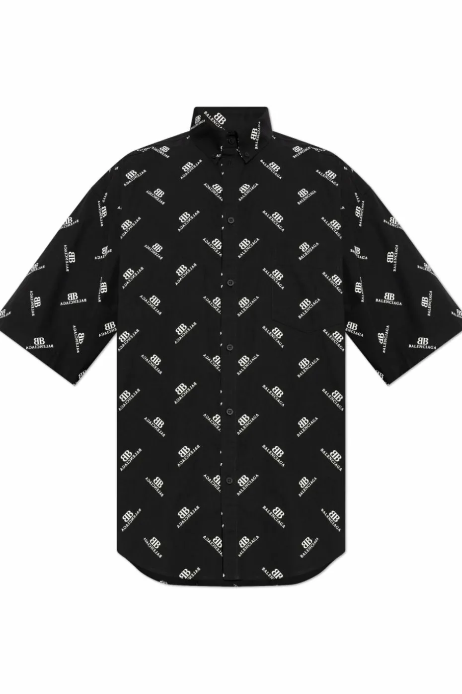 Balenciaga CZARNY Koszula z kieszenią