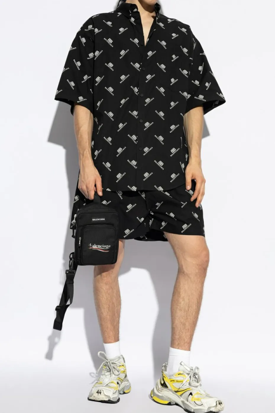 Balenciaga CZARNY Koszula z kieszenią