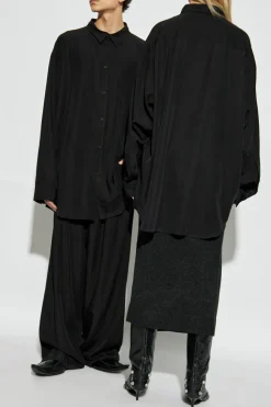 Balenciaga CZARNY Koszula o luźnym kroju