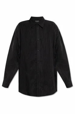 Balenciaga CZARNY Koszula o luźnym kroju