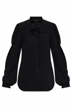 Balenciaga CZARNY Koszula z wiązaniem