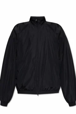 Balenciaga CZARNY Kurtka z nadrukowanym logo