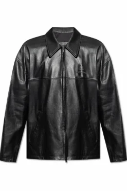Balenciaga CZARNY Kurtka z jagnięcej skóry