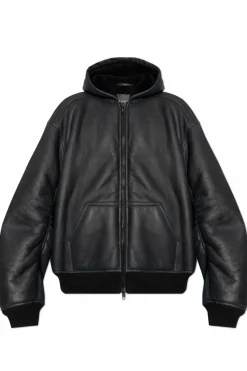 Balenciaga CZARNY Kurtka skórzana