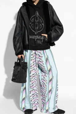Balenciaga CZARNY Kurtka skórzana