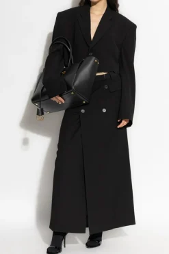 Balenciaga CZARNY Marynarka z efektem `vintage`