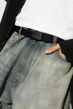 Balenciaga CZARNY Materiałowy pasek