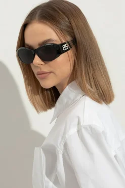 Balenciaga CZARNY Okulary przeciwsłoneczne