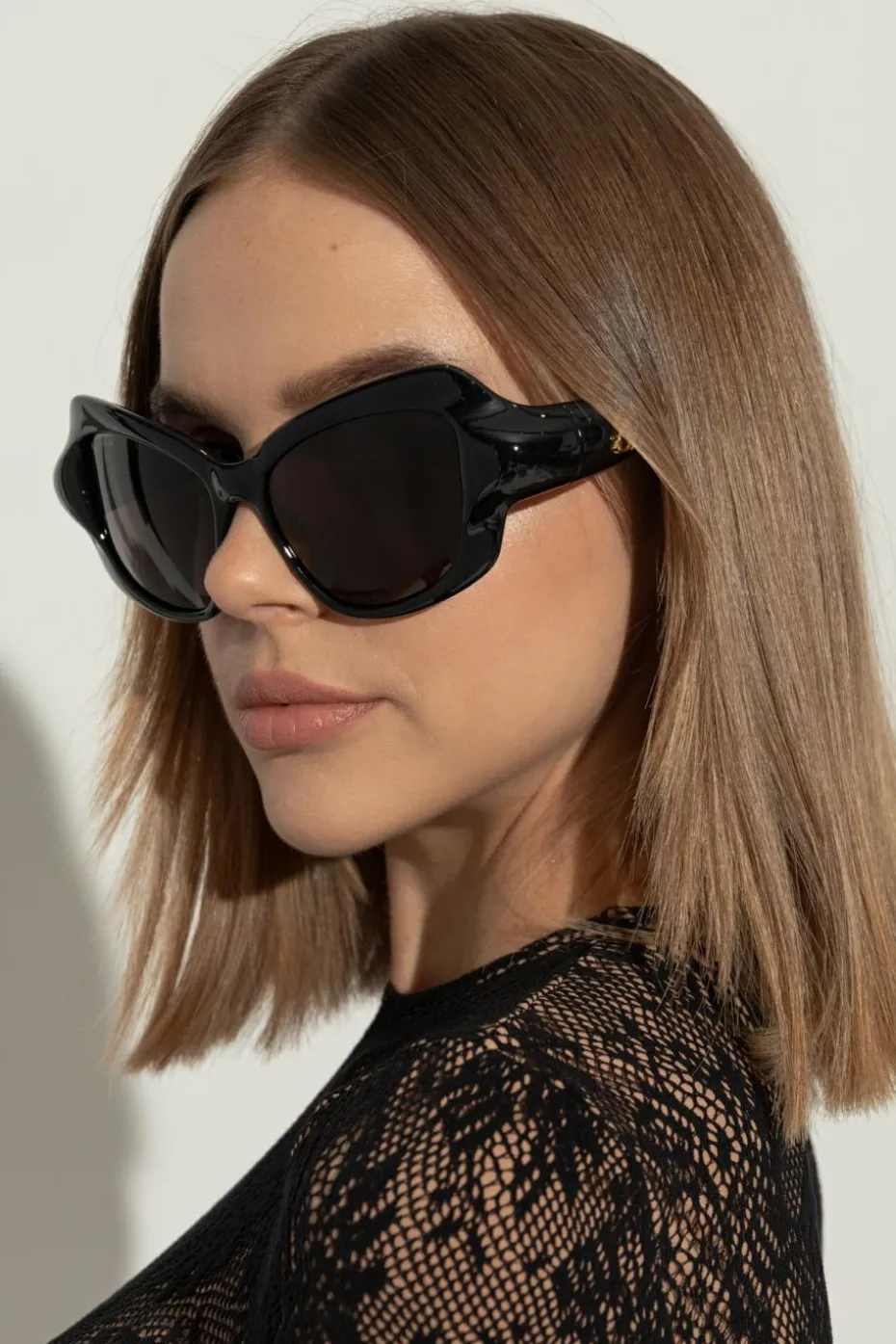 Balenciaga CZARNY Okulary przeciwsłoneczne ‘Palazzo Cat’