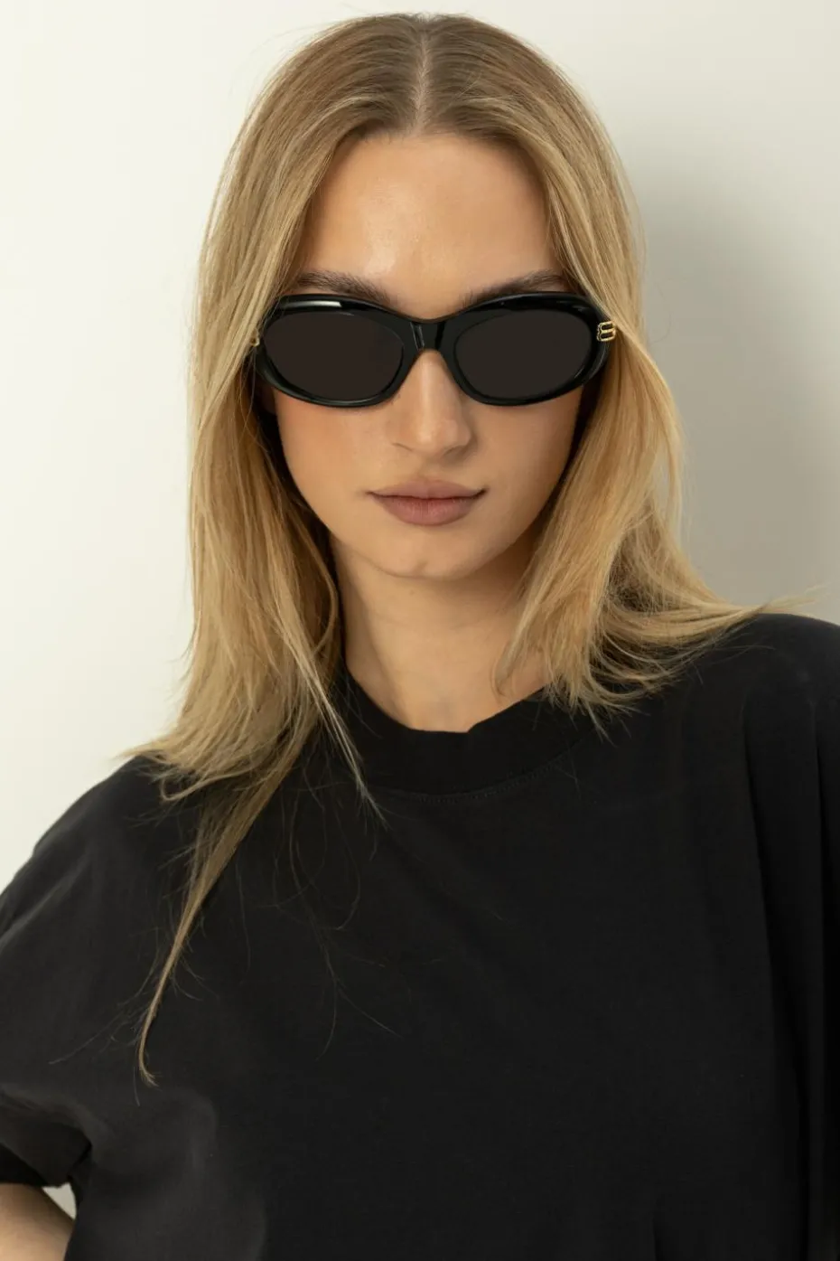Balenciaga CZARNY Okulary przeciwsłoneczne