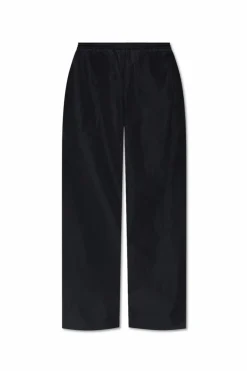 Balenciaga CZARNY Ortalionowe spodnie o luźnym kroju