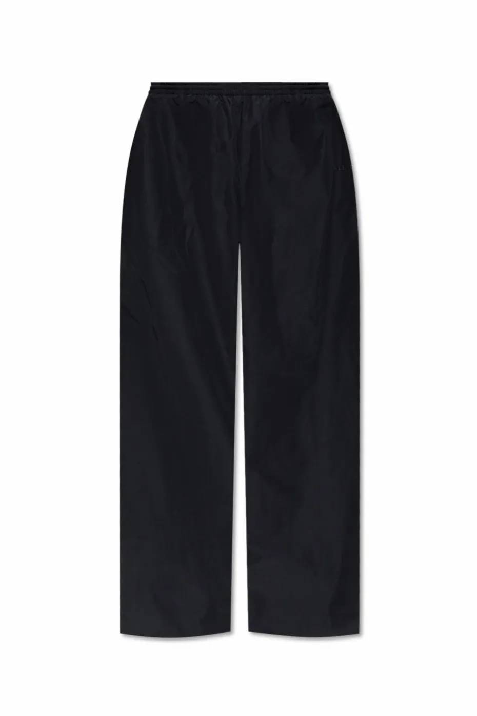 Balenciaga CZARNY Ortalionowe spodnie o luźnym kroju
