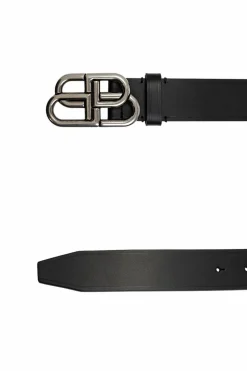 Balenciaga CZARNY Pasek z logo