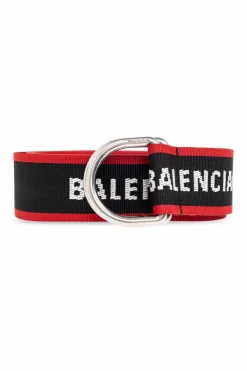 Balenciaga CZARNY Pasek z logo