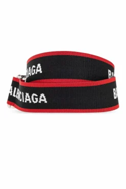 Balenciaga CZARNY Pasek z logo