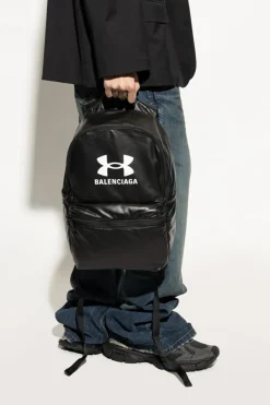 Balenciaga CZARNY Plecak z logo