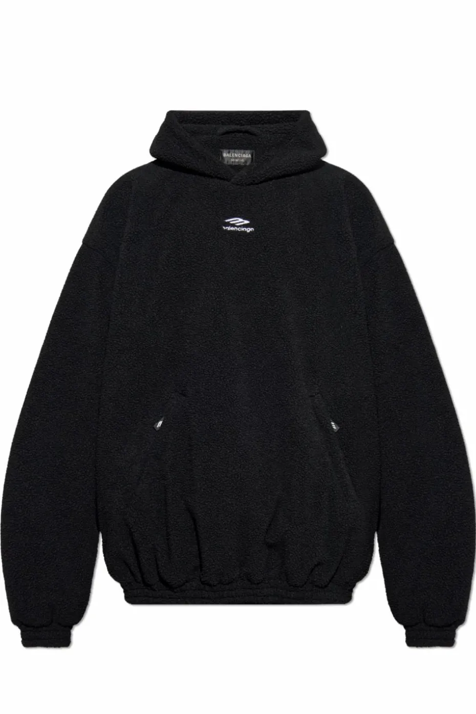 Balenciaga CZARNY Polarowa bluza z kolekcji `Skiwear`