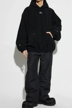 Balenciaga CZARNY Polarowa bluza z kolekcji `Skiwear`