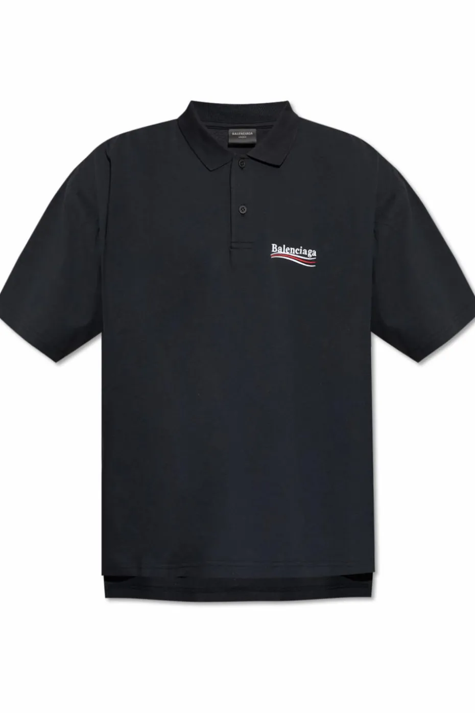 Balenciaga CZARNY Polo z wyszytym logo