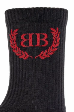 Balenciaga CZARNY Skarpety z logo