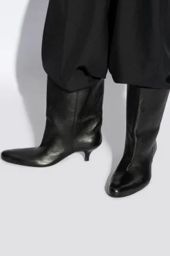 Balenciaga CZARNY Skórzane buty ‘Cagole’