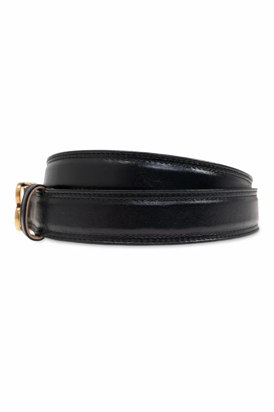 Balenciaga CZARNY Skórzany pasek