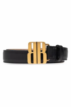Balenciaga CZARNY Skórzany pasek