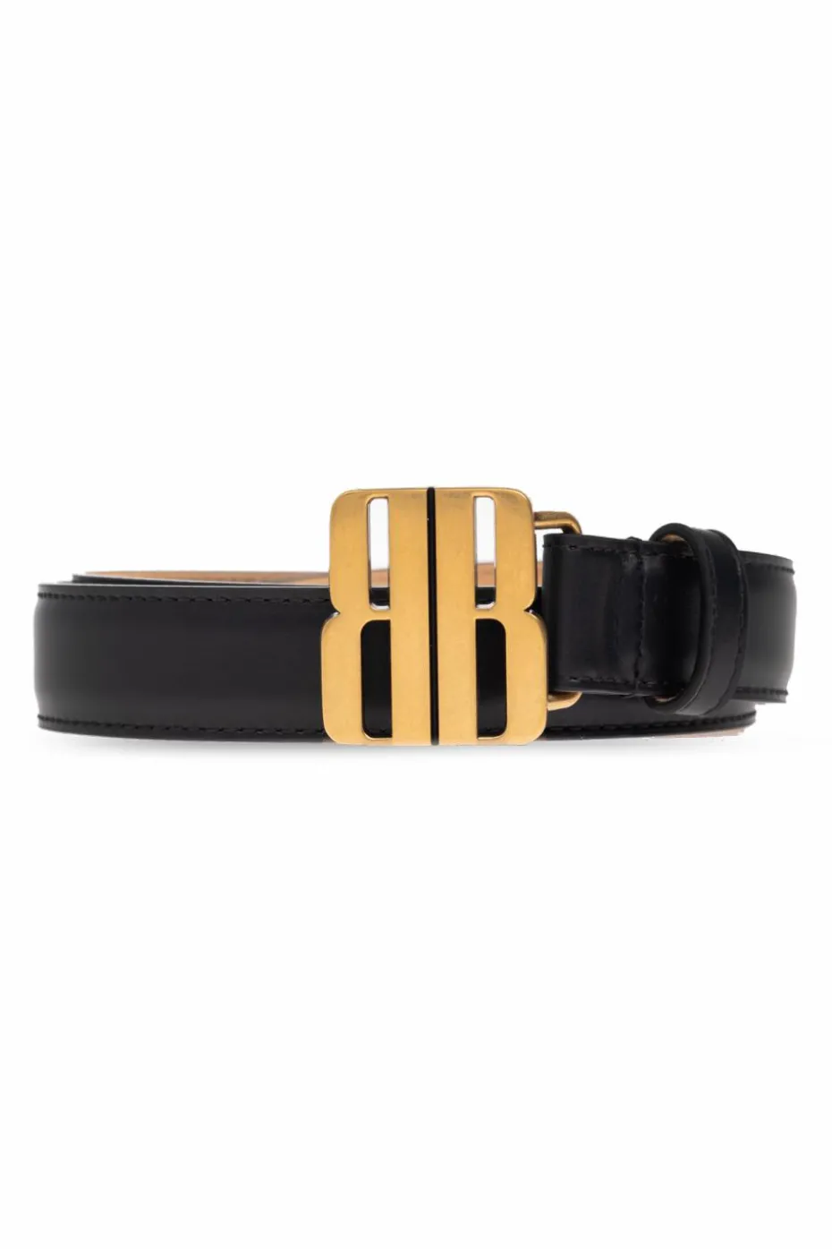 Balenciaga CZARNY Skórzany pasek