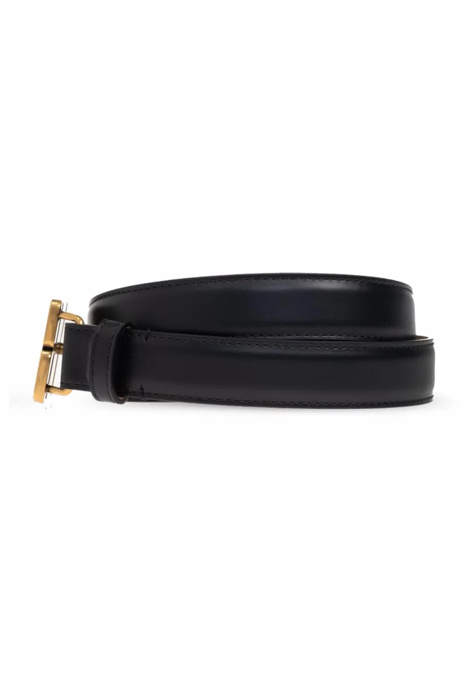 Balenciaga CZARNY Skórzany pasek