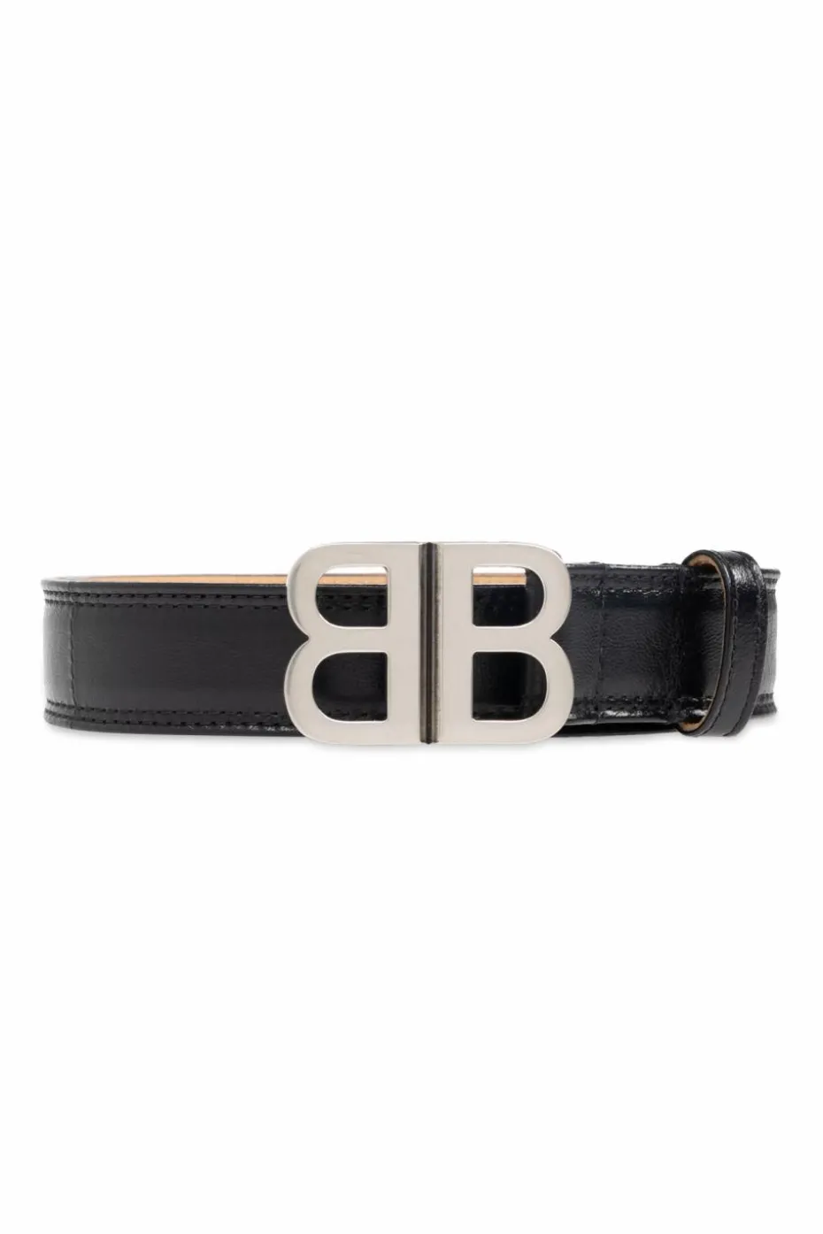 Balenciaga CZARNY Skórzany pasek