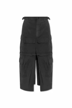 Balenciaga CZARNY Spodnie typu `cargo`