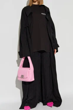 Balenciaga CZARNY Spodnie o luźnym kroju