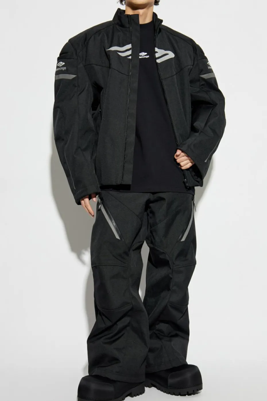 Balenciaga CZARNY Spodnie z kolekcji `Skiwear`