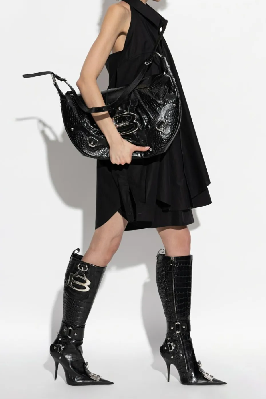 Balenciaga CZARNY Sukienka koszulowa