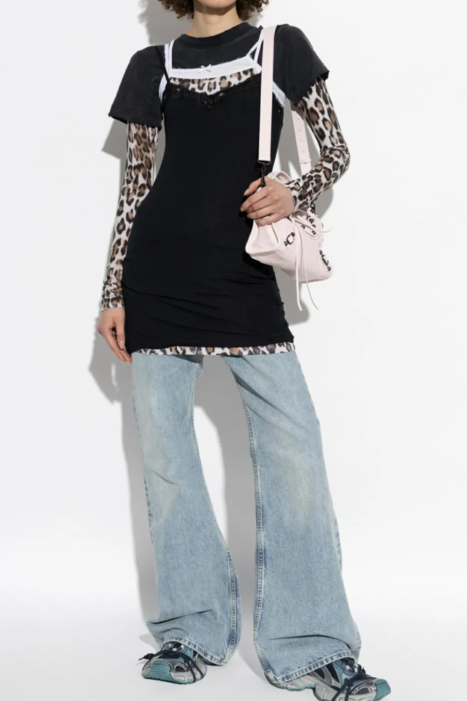 Balenciaga CZARNY Sukienka na ramiączkach