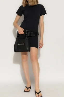 Balenciaga CZARNY Sukienka z paskiem