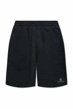 Balenciaga CZARNY Szorty z logo