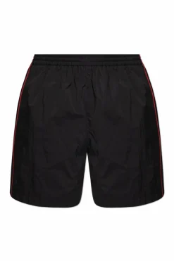 Balenciaga CZARNY Szorty z wyszytym logo