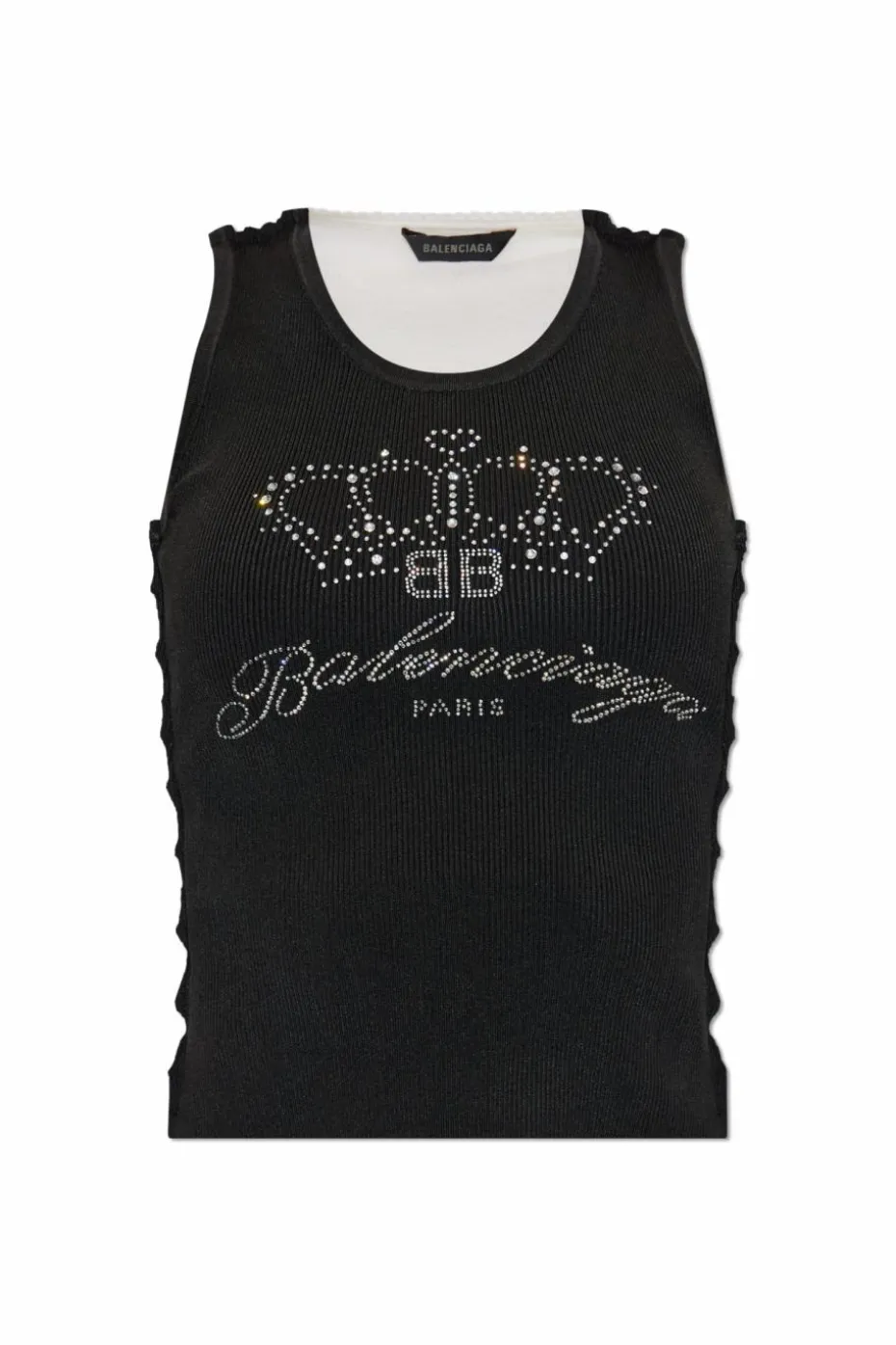 Balenciaga CZARNY Top z logo