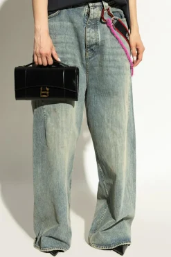 Balenciaga CZARNY Torba do ręki `Hourglass`