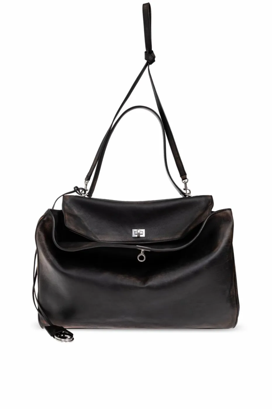 Balenciaga CZARNY Torba do ręki `Rodeo Large`