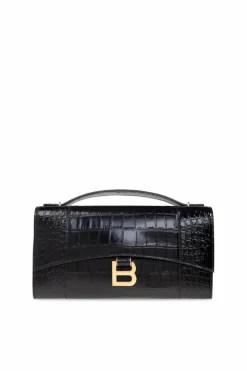 Balenciaga CZARNY Torba do ręki `Hourglass`