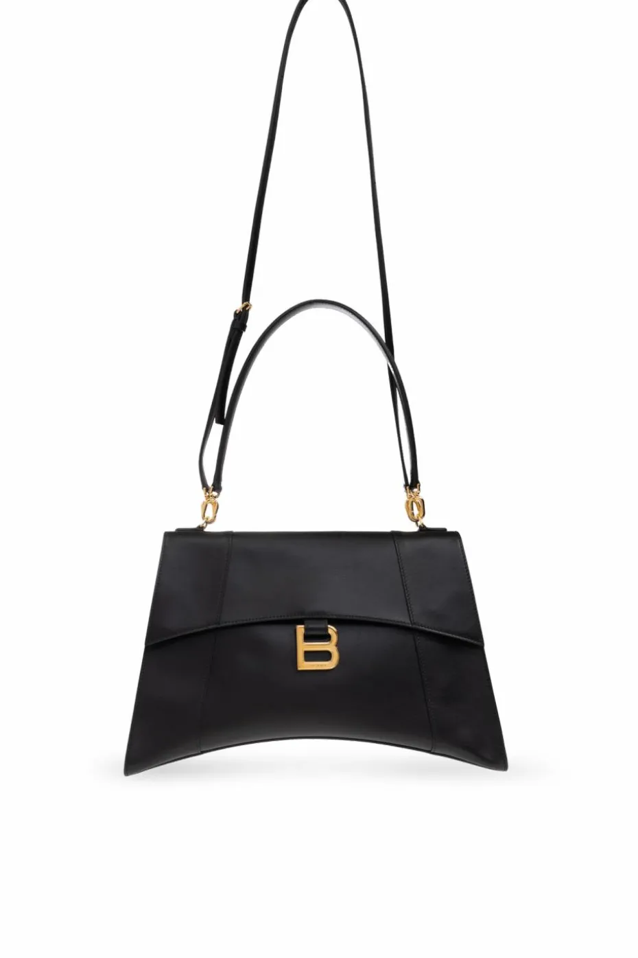 Balenciaga CZARNY Torba do ręki `Hourglass Medium`